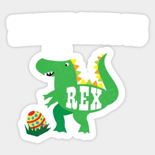 Eastersaurus Rex Funny Easter Egg Hunt Sticker